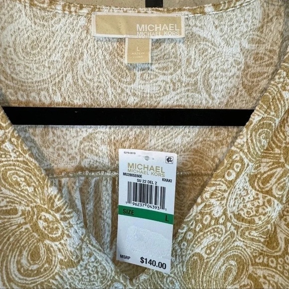 Women’s Michael Kors Stretchy Knit Summer Dress - Size L - NWT - Retail $140 - Picture 3 of 5